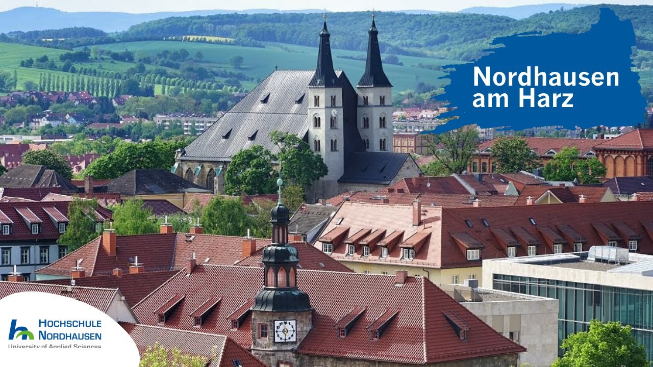 Nordhausen am Harz ❤ |  Hochschule Nordhausen | Drohnen-Rundflug