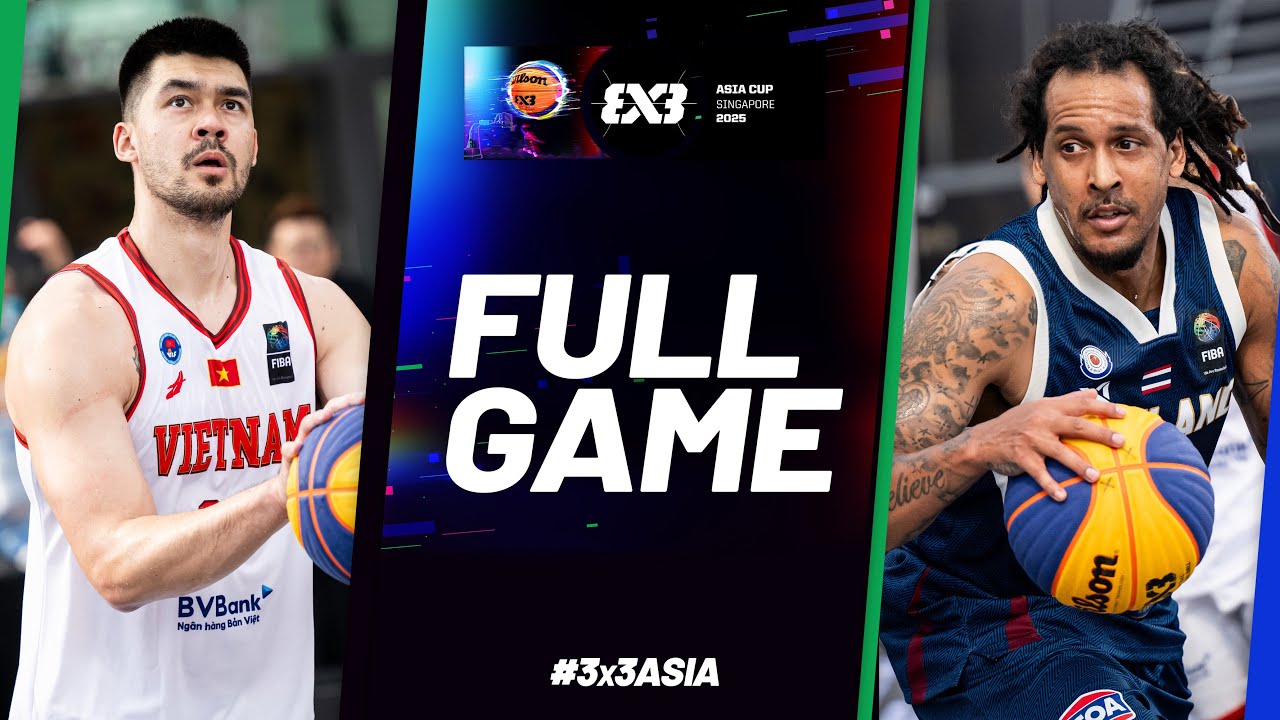 Vietnam 🇻🇳 vs Thailand 🇹🇭 | Men Full Game | FIBA 3x3 Asia Cup 2025 | #3x3Basketball