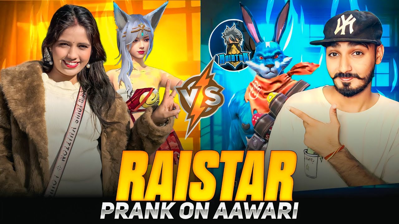 RaiStar Biggest Prank On AAWARI 🫣 Garena Free Fire