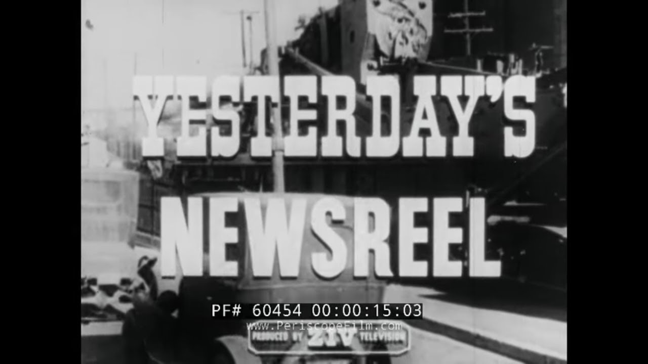 YESTERDAY'S NEWSREEL  FINLAND IN 20TH CENTURY,  GLEN CURTIS, KING TUT'S TOMB TUTANKHAMUN EGYPT 60454