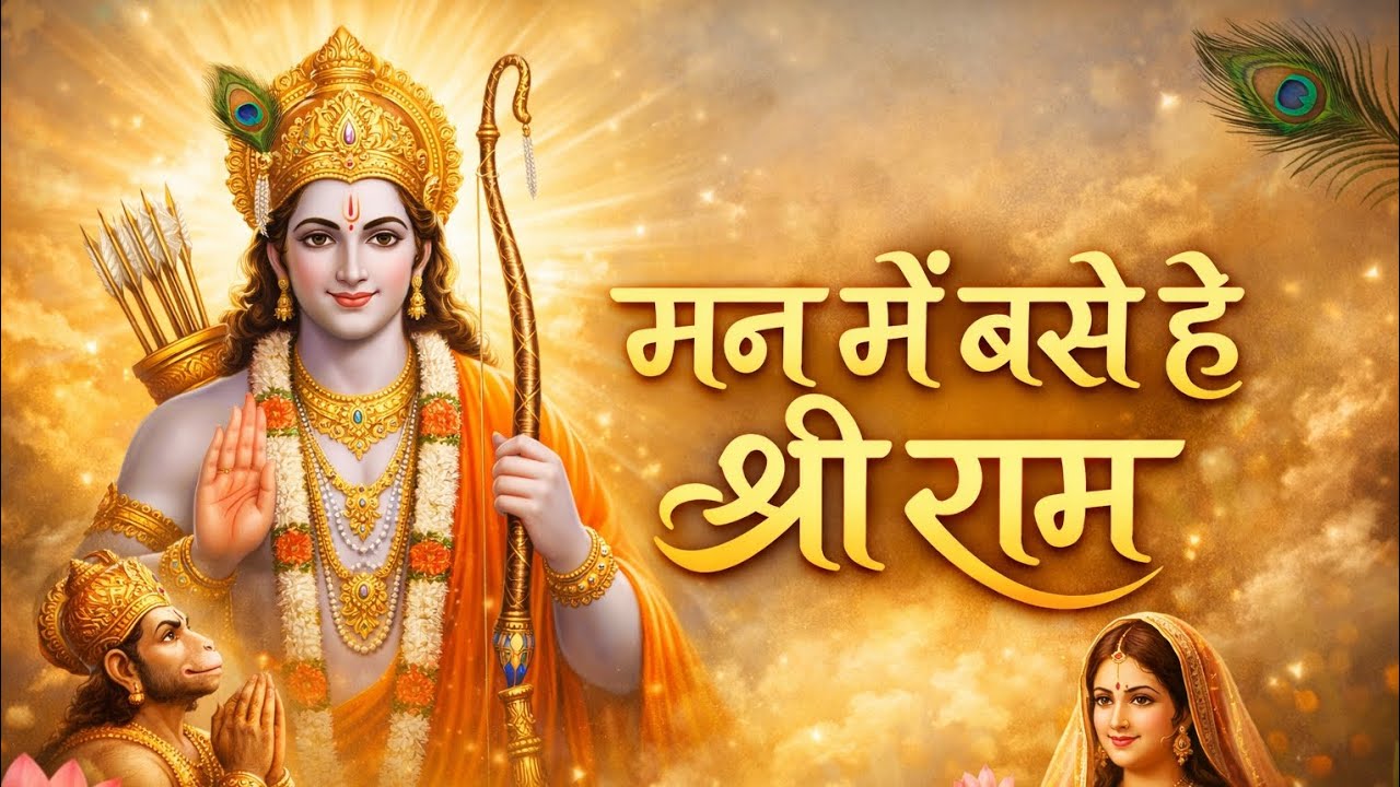 💛 मन में बसे हैं श्री राम | Divine Bhajan by Chandrakala Dhoot 🌸