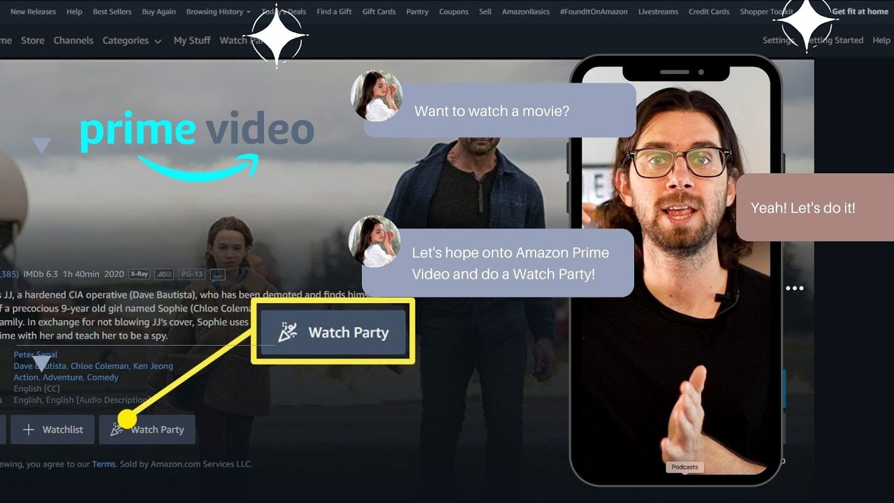 How to Watch Party in Amazon Prime Video | No Extra Plug-Ins No Extra Software | All Within Prime