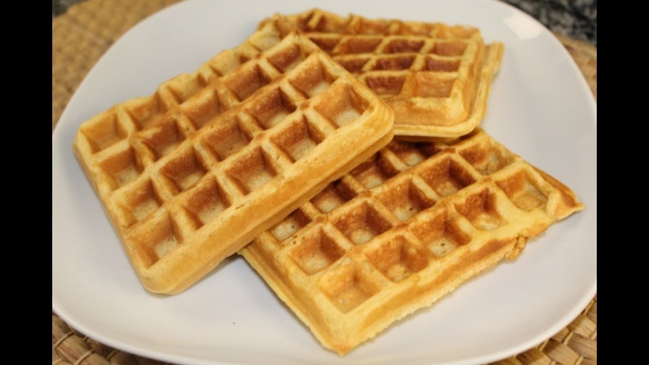 GOFRES BELGAS|| LOS TRADICIONALES|| RECETA MUY FÁCIL|| WAFFLES