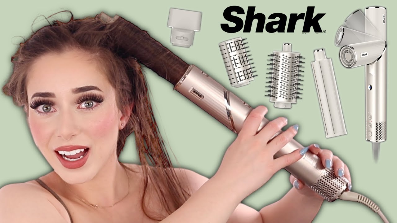 Система сушки и укладки Shark FlexStyle Air для длинных волос и обзор