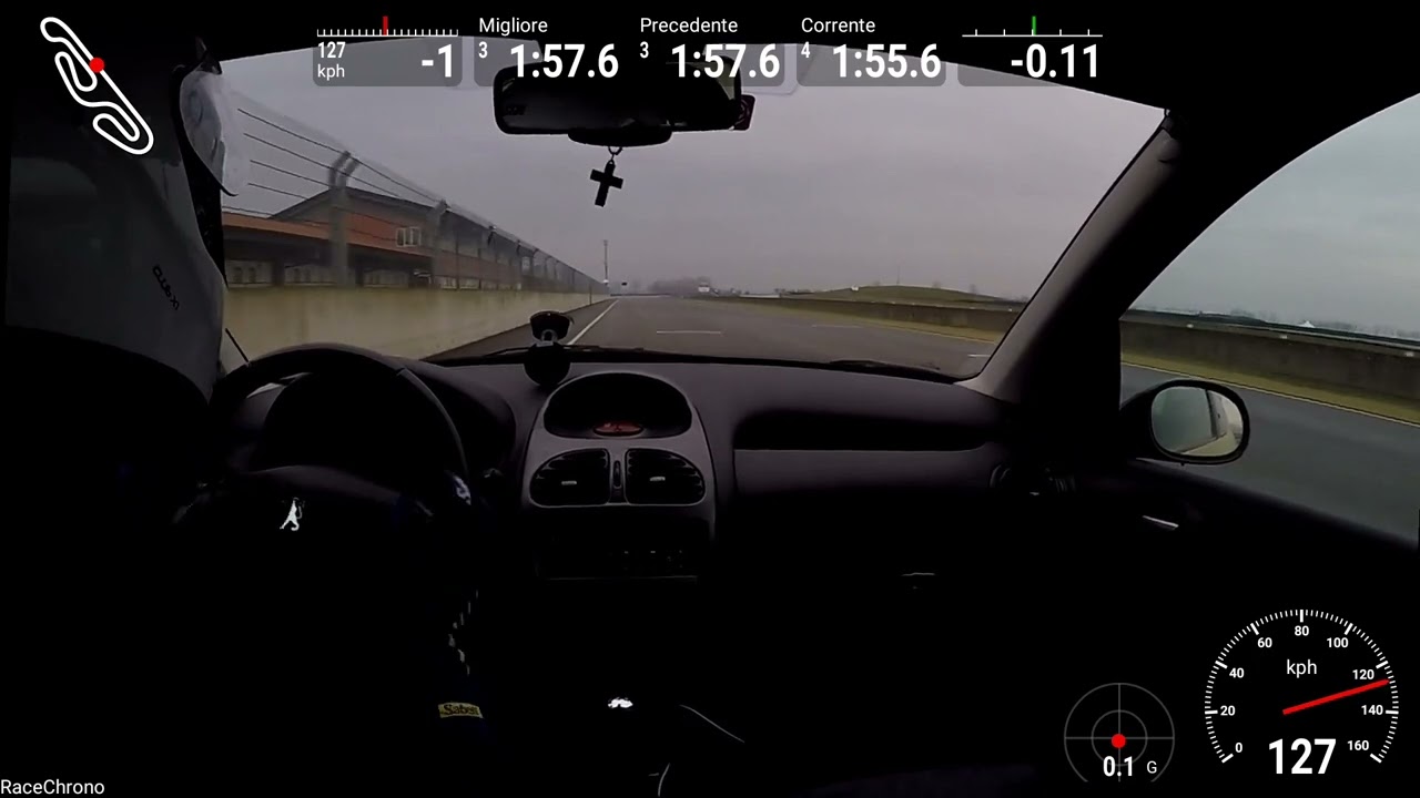 Tazio Nuvolari Circuit Hot Laps (session 2, wet) / Peugeot 206 1.6 16V 110PS