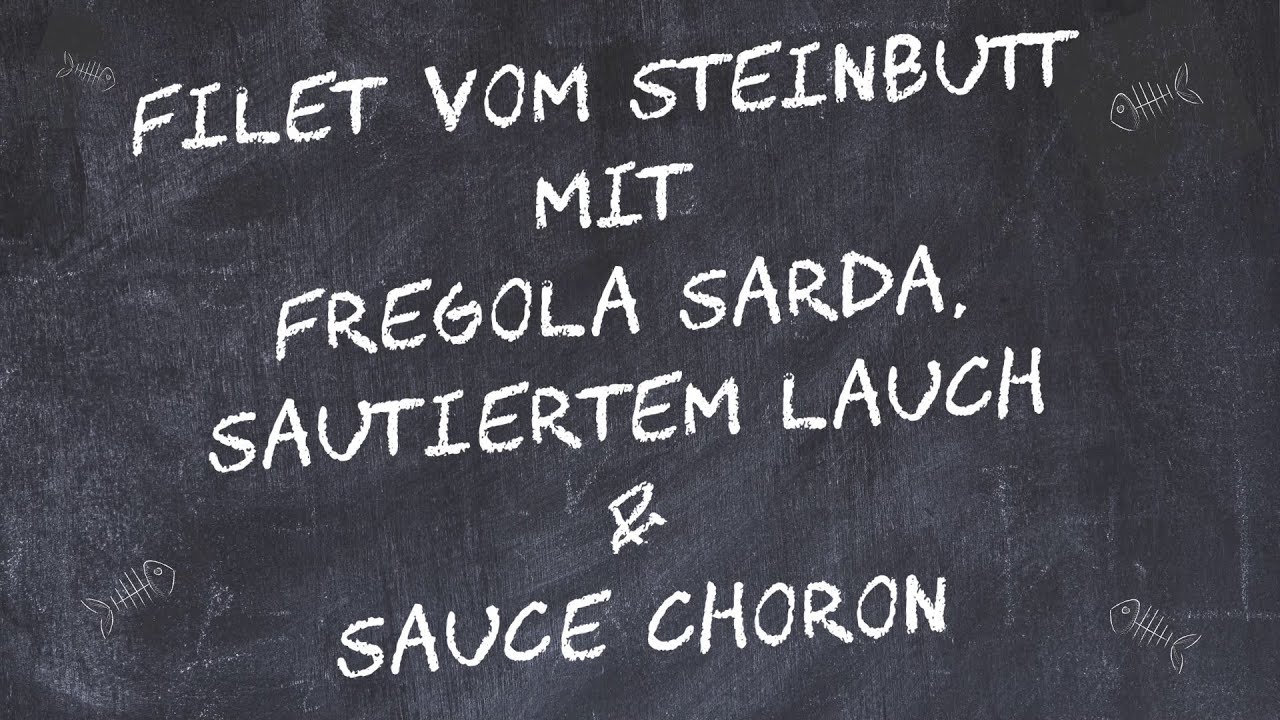 Kochrezept vom Profi! Kevin Wilde (Restaurant Nagels Kranz, Karlsruhe-Neureut) kocht Steinbutt.