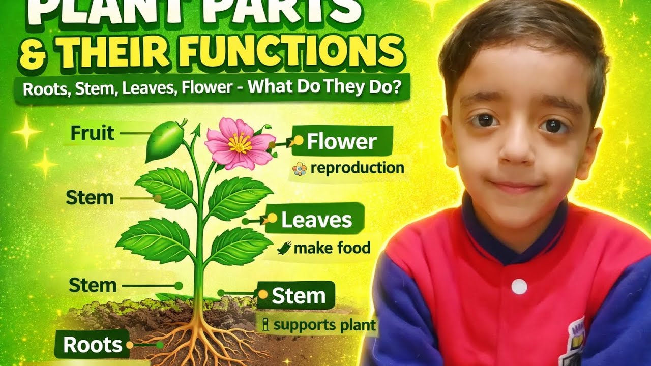 Parts of a Typical Plant and their Functions: SM BAQIR UNDERSTANDING 