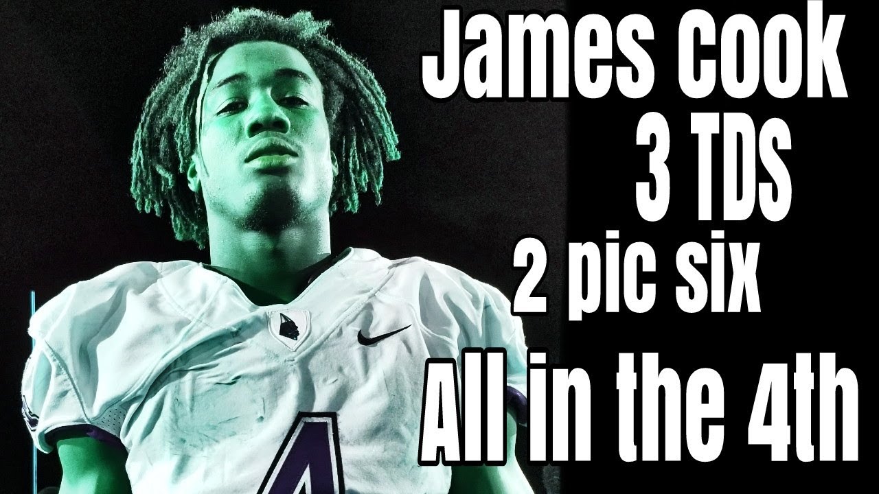 🤤WOW James Cook  Miami Central Rockets vs Miami Carol City Chiefs