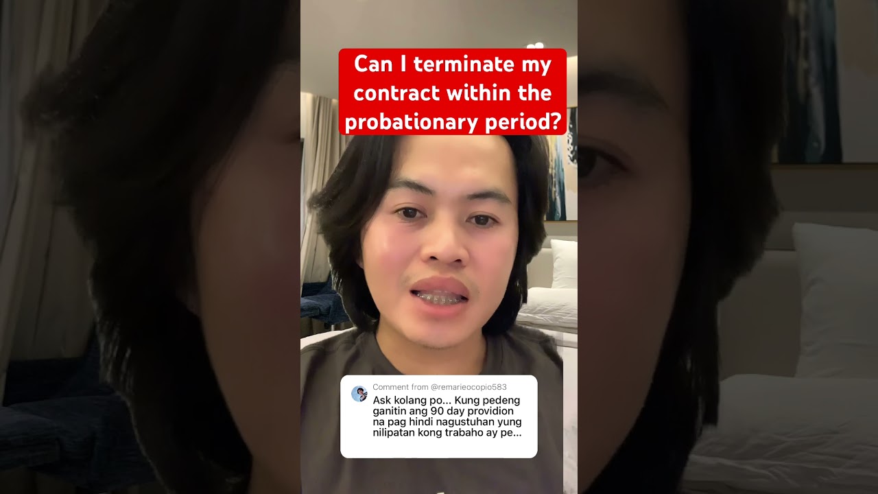 🔴Can I terminate my employment during the probationary period?