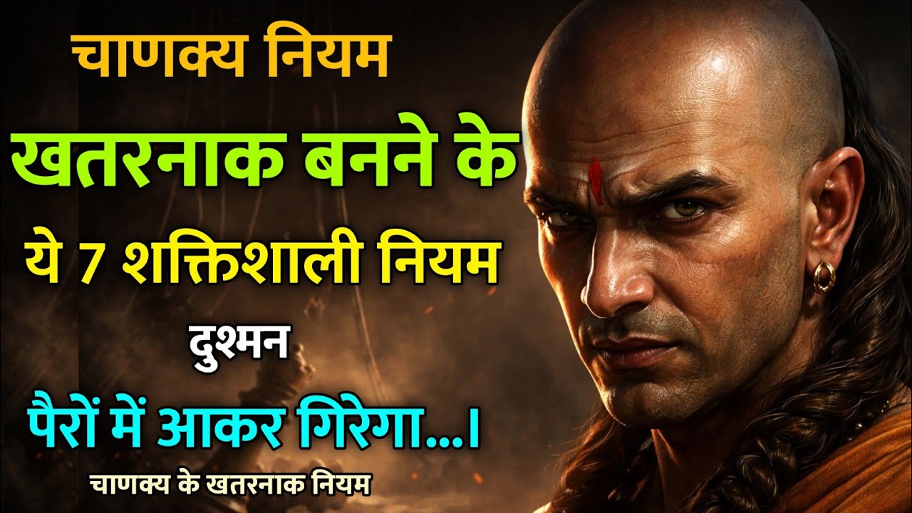 खतरनाक बनने के 7 नियम | चाणक्य की ऐसी नीतियाँ जो दुश्मन की सोच ही तोड़ दें