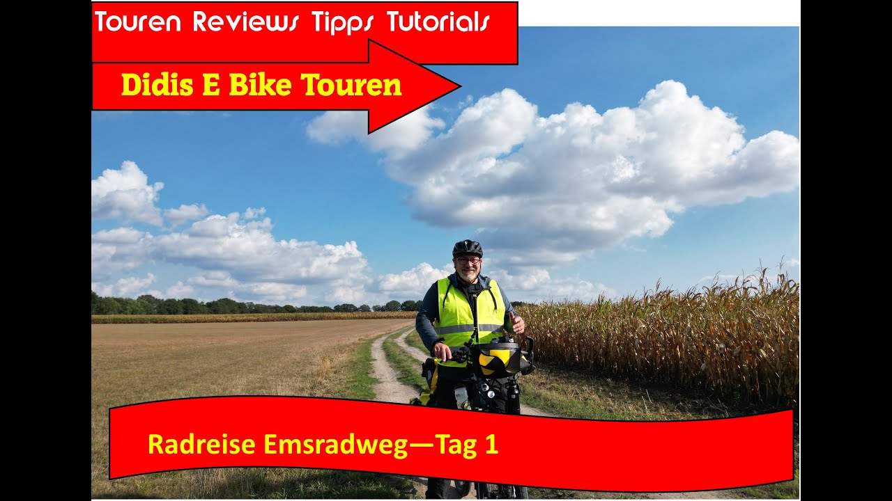 Radreise Emsradweg - von der Quelle bis zur Mündung - Tag 1 - meine erste Radreise