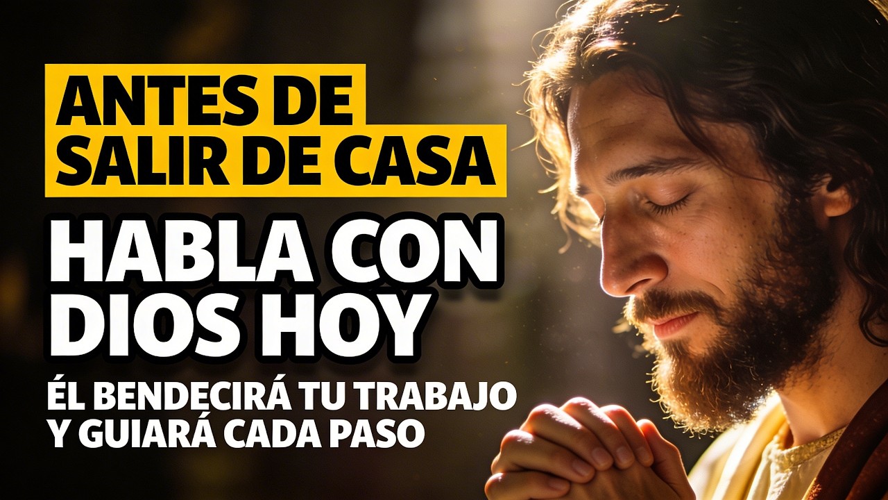Antes de Iniciar Tu Día Habla con Dios Su Presencia Divina Bendecirá Cada Paso de Tu Gran Trabajo