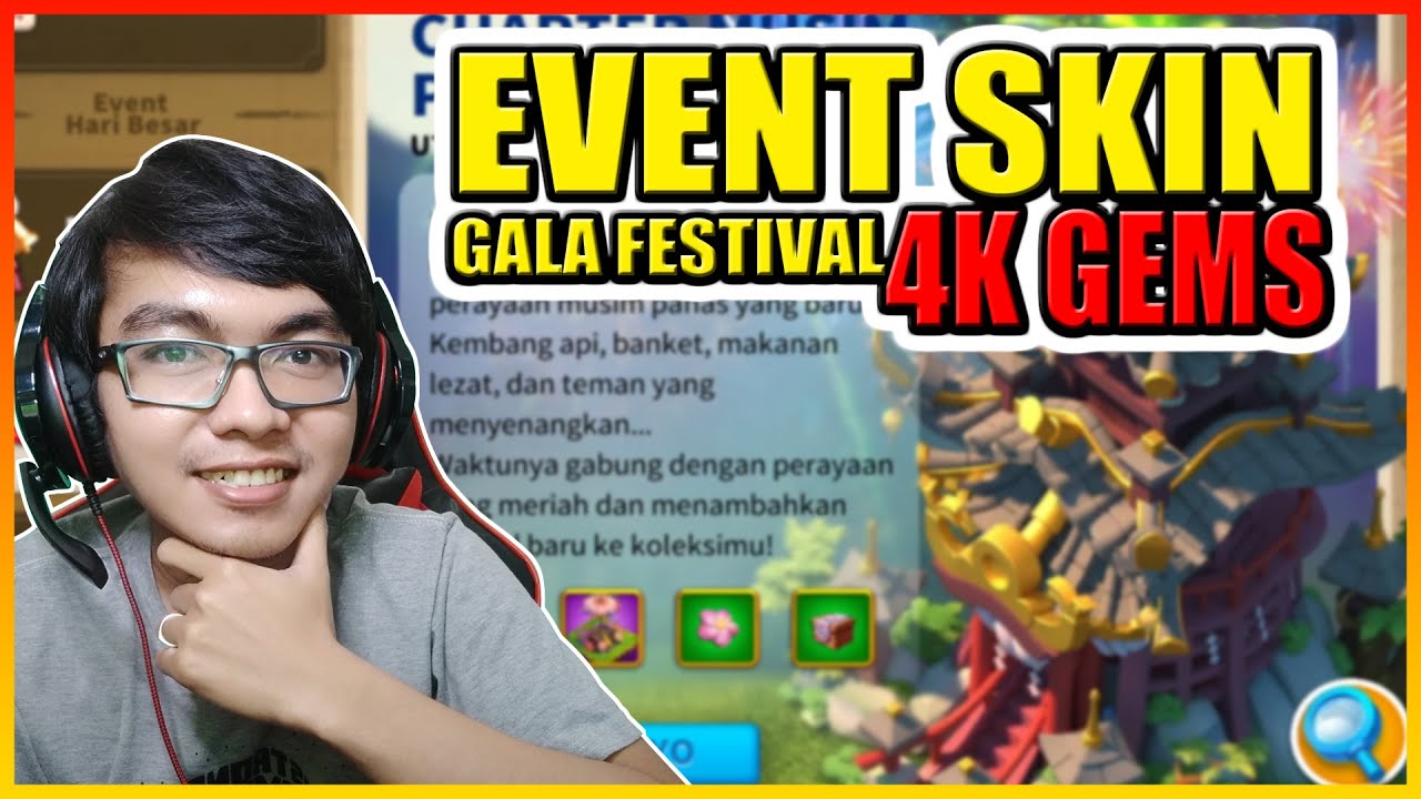 EVENT SKIN KOTA 4K GEMS GALA FESTIVAL ROK