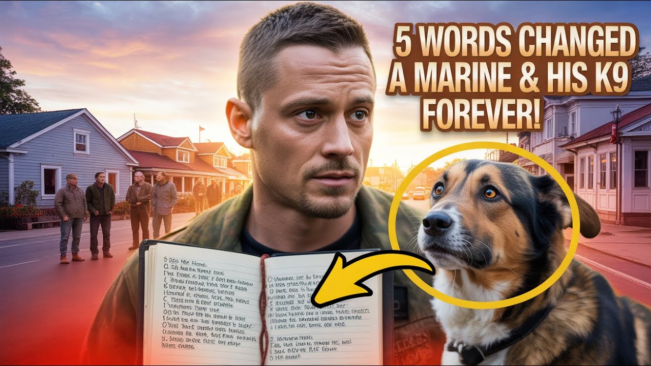 Discover the Incredible Moment a Marine and His K9 Uncovered 5 Words That Transformed Everything!