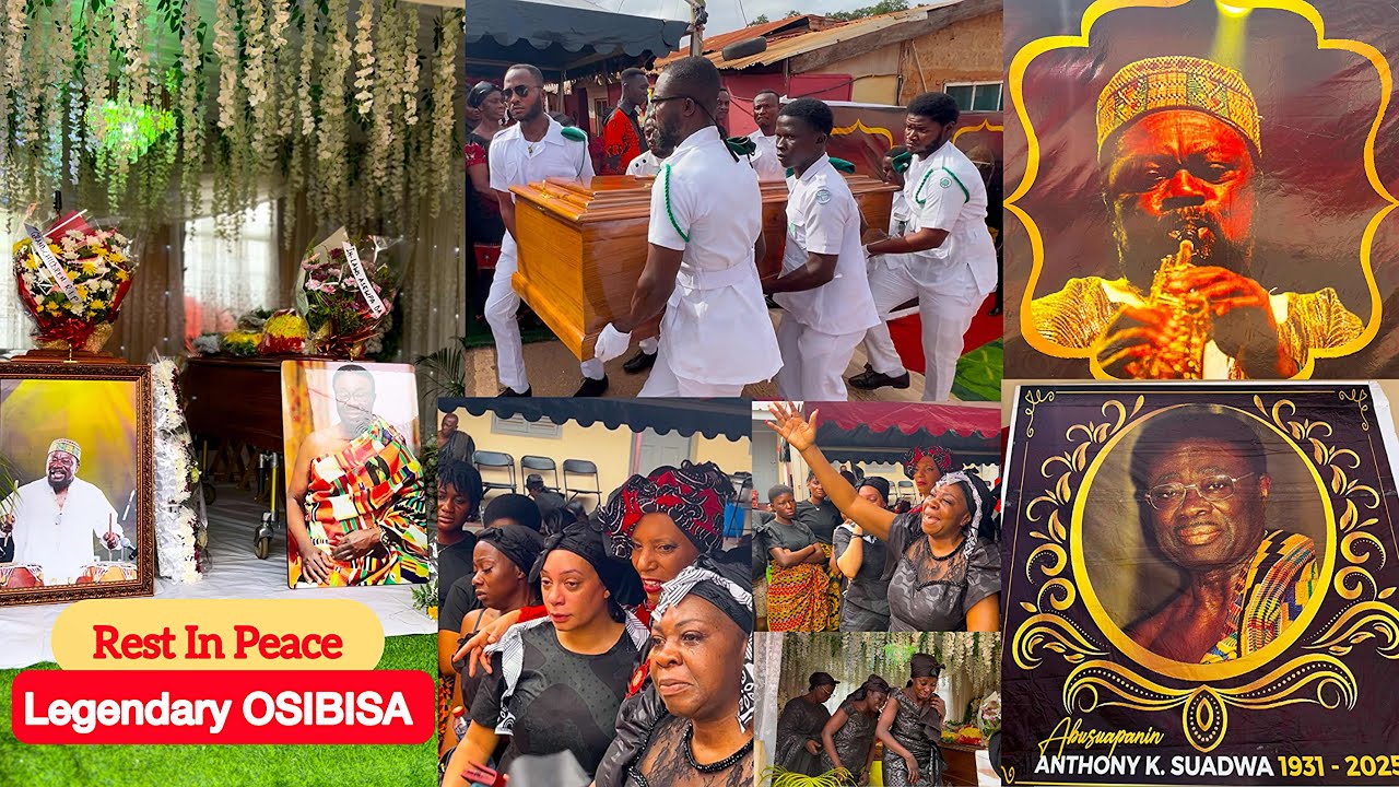 Oh Jesus 🔥TEARS FLOW AS LEGENDARY TEDDY OF  OSIBISA FAME  & HIS BROTHER TONY LAID IN STATE 😭😭😭