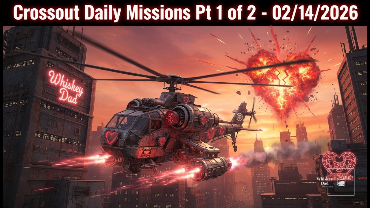Crossout Daily Missions Pt 1 of 2 - A Crossout To Die For - 02/14/2026
