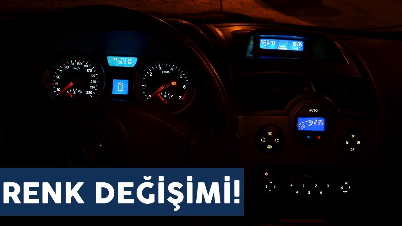 Megane 2 Dijital Klima Ünitesi LED/Renk Değişimi Nasıl Yapılır? Detaylı Anlatım!