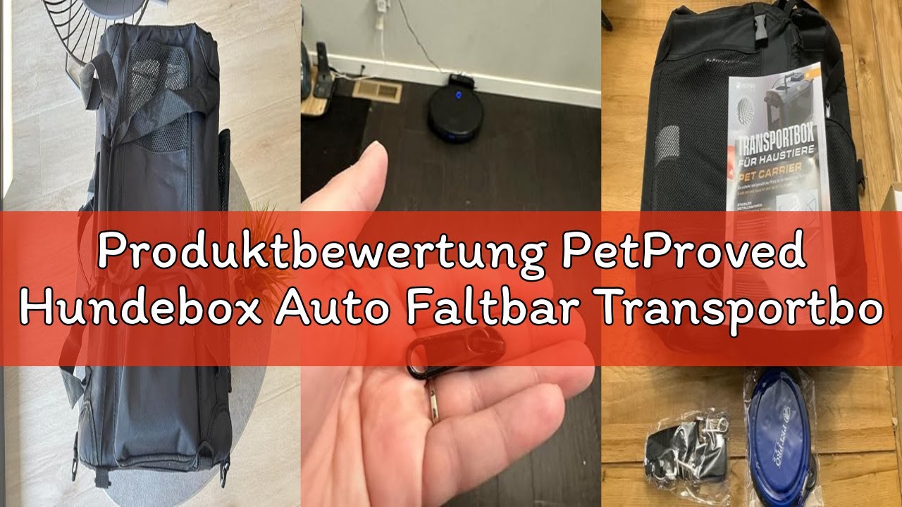 Produktbewertung PetProved Hundebox Auto Faltbar Transportbox Hund Hundebox Auto Kleiner Hunde Hunde