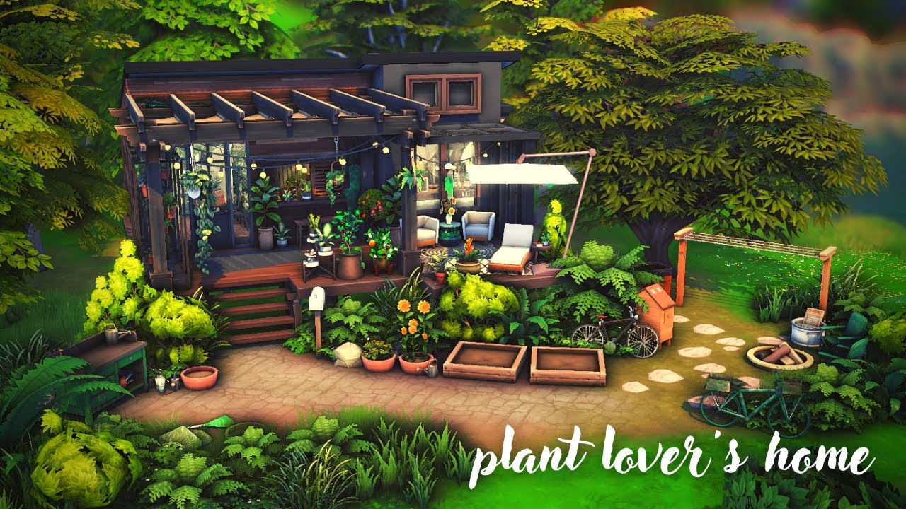 plant lover's home | The Sims 4: Blooming Rooms Kit | speed build