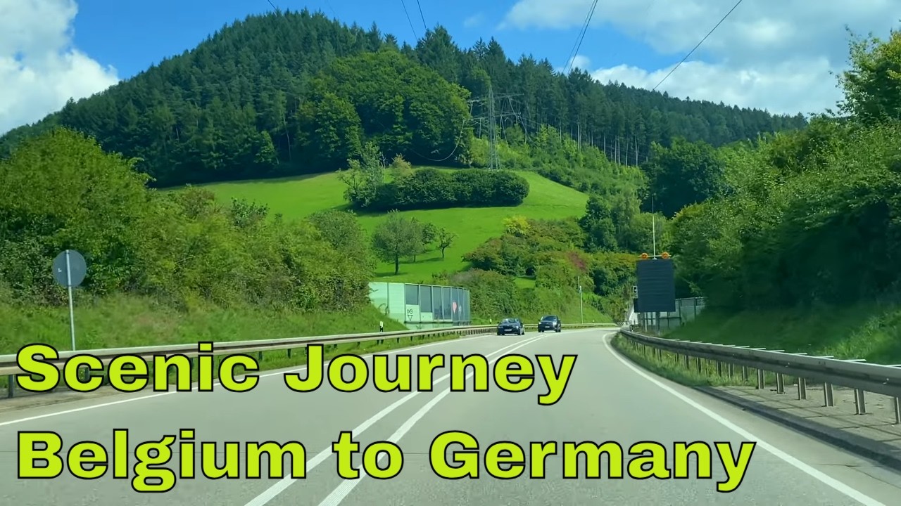 Belgium to Germany Road Trip | Stunning Countryside Drive in 4K