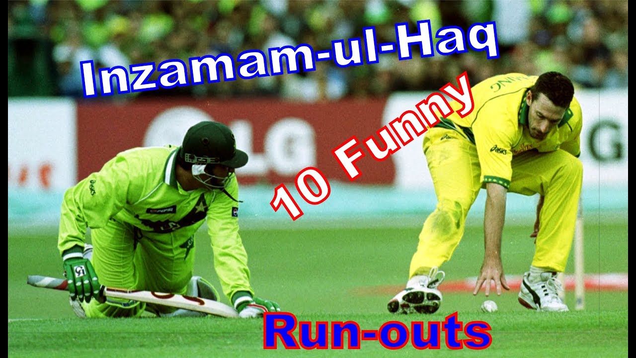 Inzamam-ul-Haq 10 Funny Runouts 😂😂😂