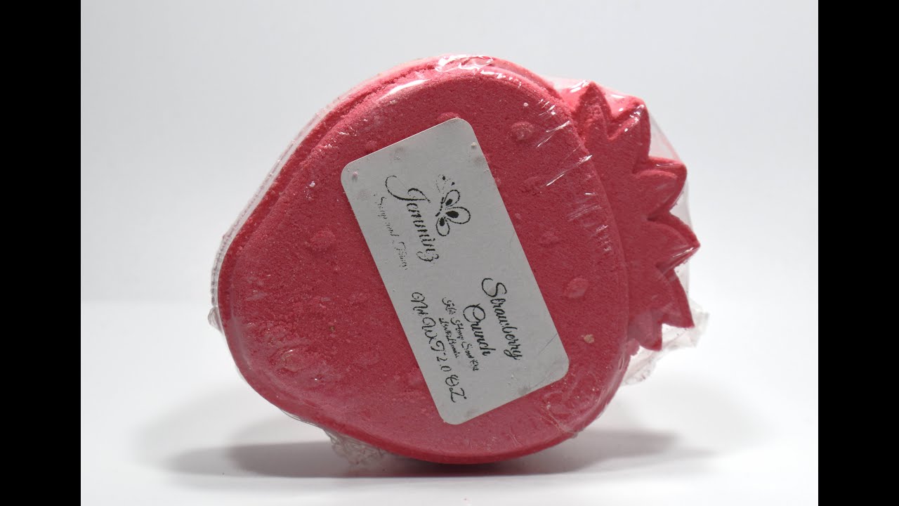 Watch Me make  our Strawberry Kids Bath Bomb .  Part of our 52 week challenge