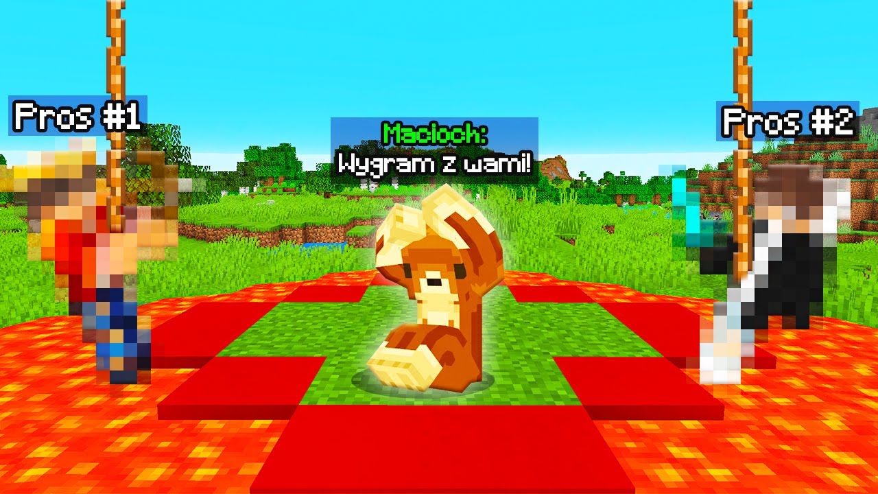 MACIOCH vs DW&Oacute;CH NAJLEPSZYCH GRACZY w POLSCE w Minecraft! *wyzwanie 2vs1*