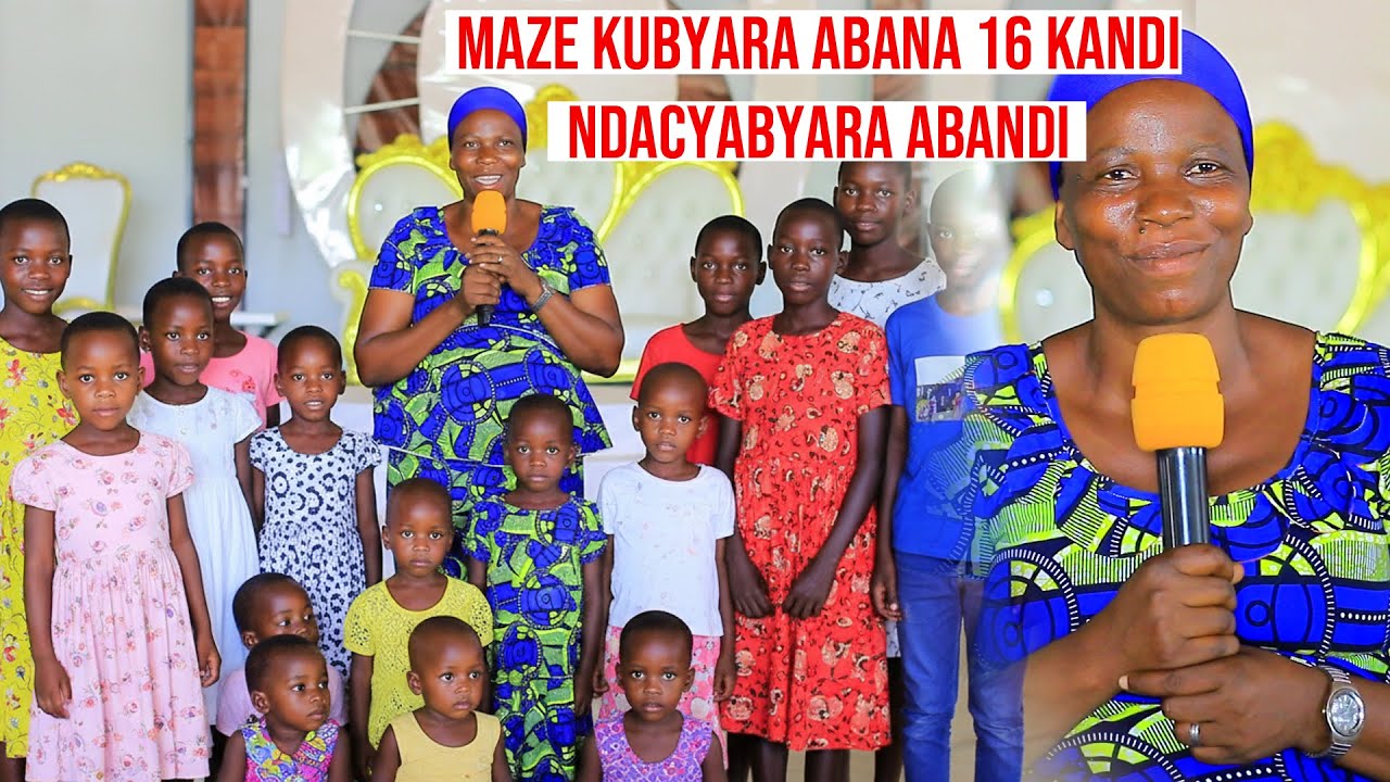 MBEGA UBUHAMYA😱NABYAYE ABA BANA 16 MU NDA YANJYE😲 IWANJYE TWATETSE INYAMA MAZE KUBYARA ABANA 10