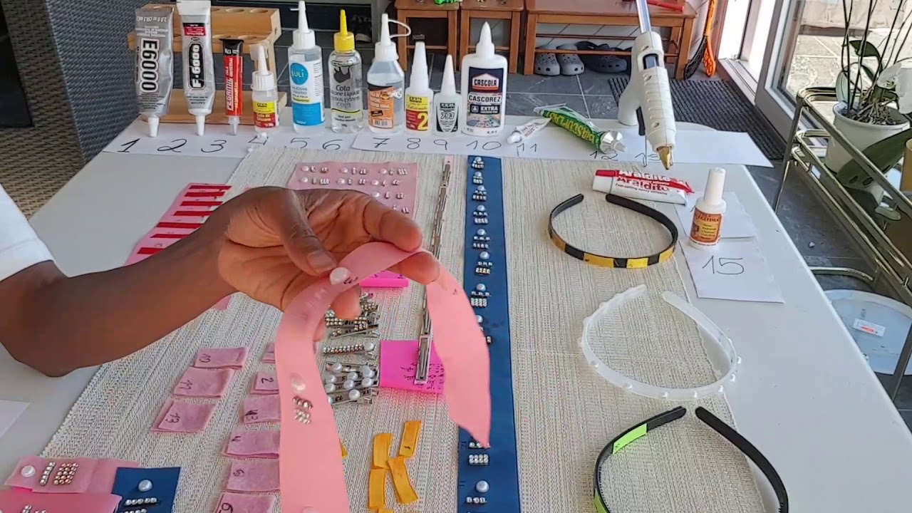 Teste de colas pra artesanato.(parte I) Artesãs de acessorios pra cabelo.