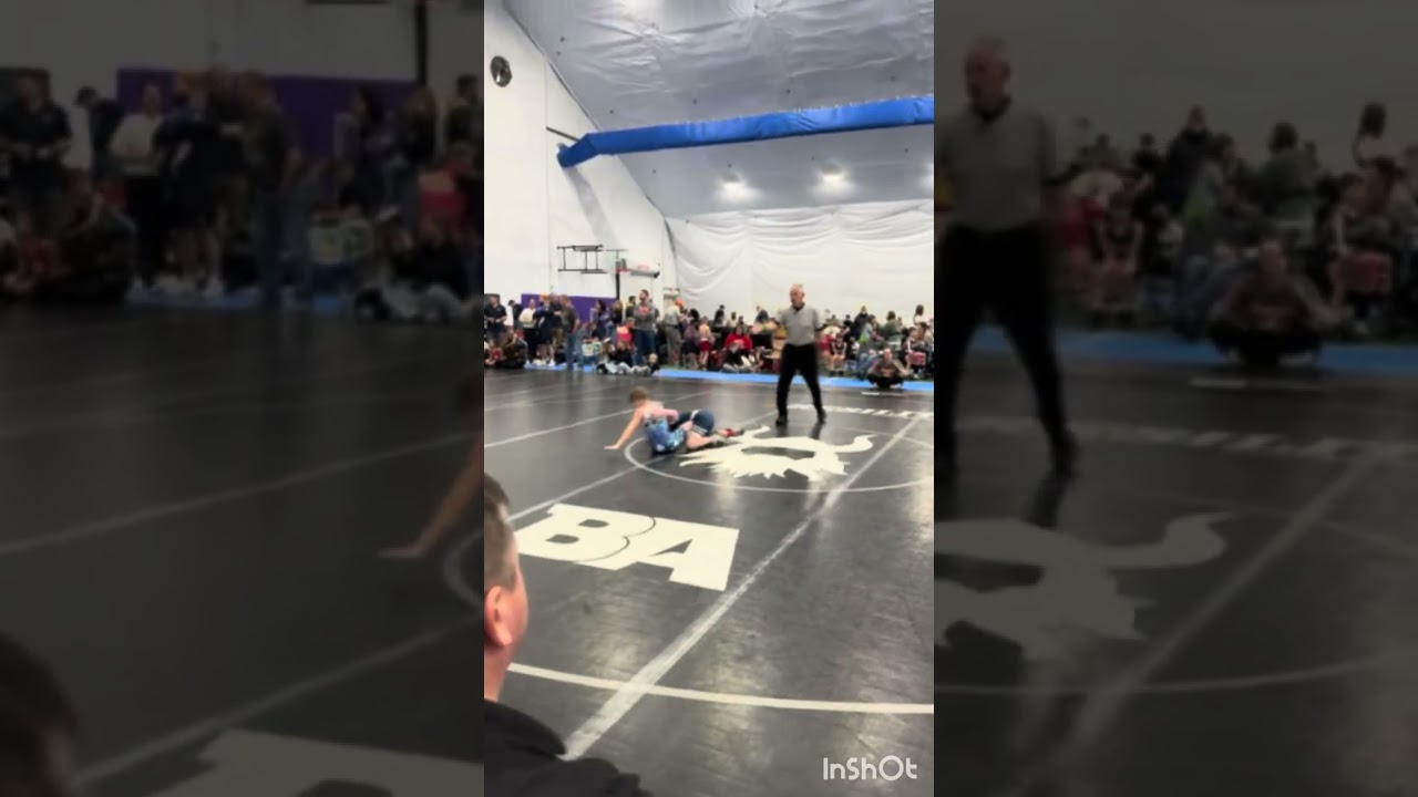 Tough 1st win @ Breaking The Chains 1st year Finally #visuallyimpaired #pennstate #flowrestling 