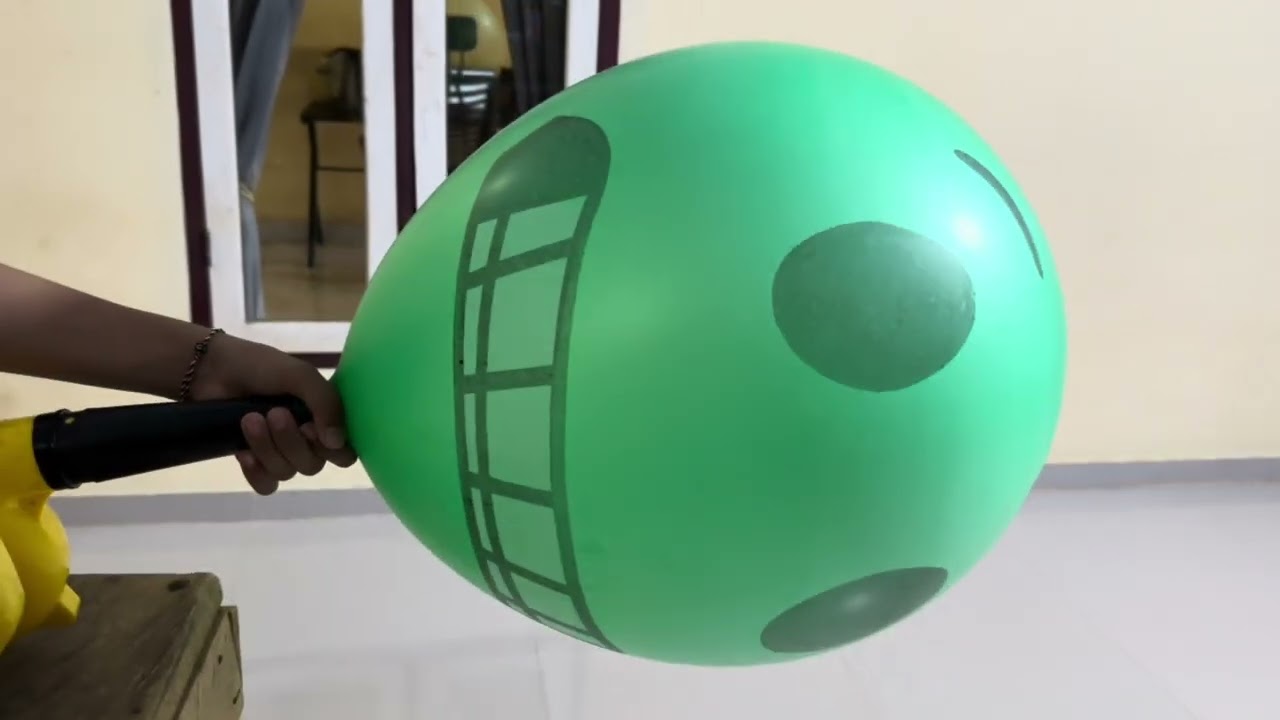 Jumbo balloon rocket ready to launch