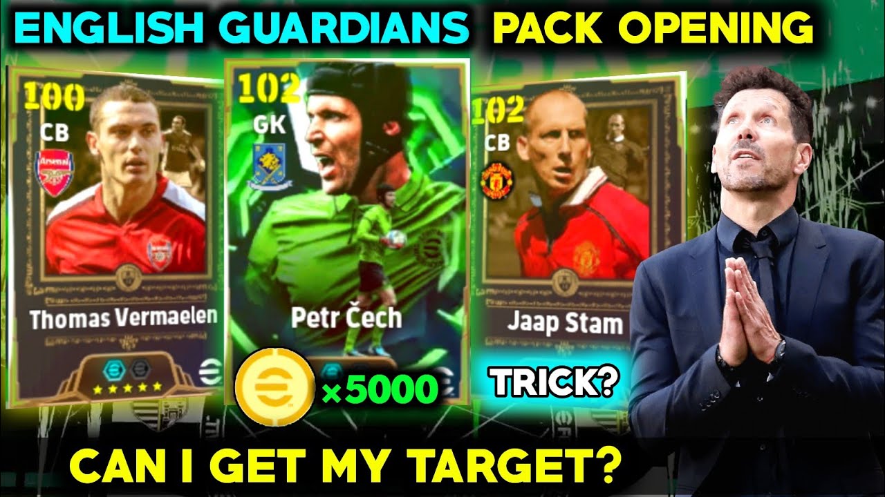Insane Pack Opening 😱English guardions Can I Get My target? | eFootball 2026 | cech,stam & vermaelen