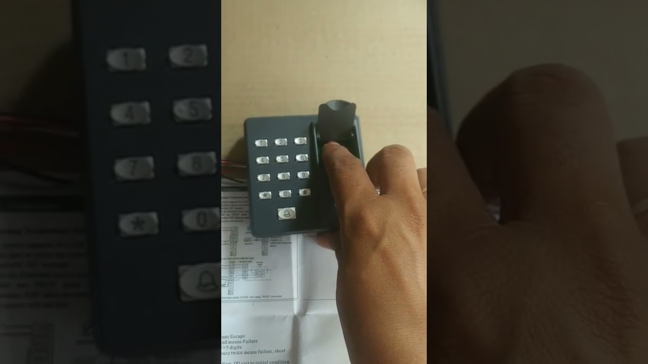 Zkteco X6 access control how to set admin finger zkteco x7 or x6