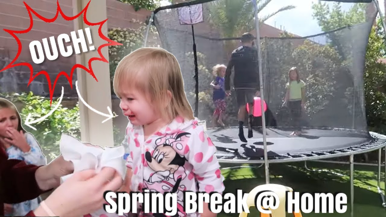 Trampoline Accident during our Spring Break! / Life As We Gomez Quarantine Spring Break 2020