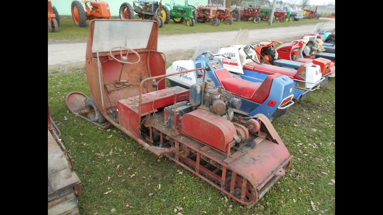 Over 200 Vintage Snowmobiles Sold on Zumbrota, MN collector auction Saturday