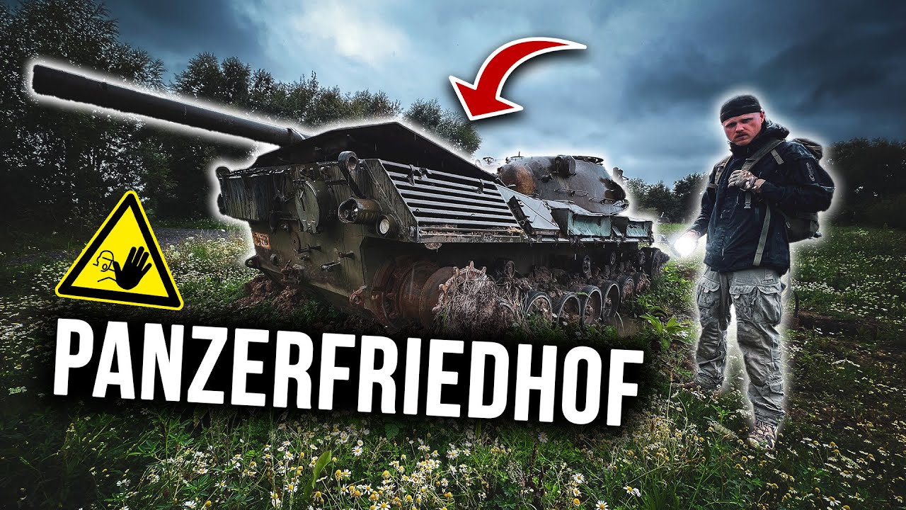 PANZER GEFUNDEN! MILITÄRSCHROTTPLATZ! PLÖTZLICH FALLEN SCHÜSSE 👀