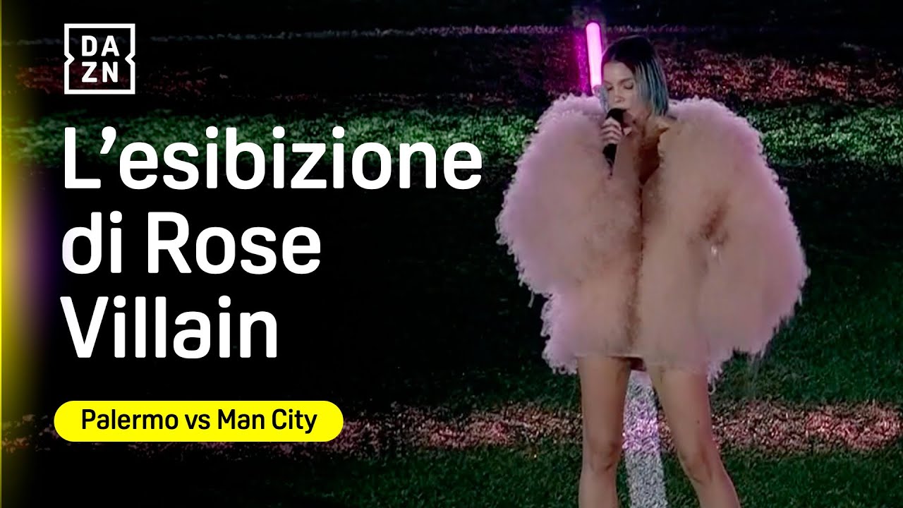 ROSE VILLAIN fa ballare il Renzo Barbera prima di Palermo-Man City | Anglo-Palermitan Trophy | DAZN