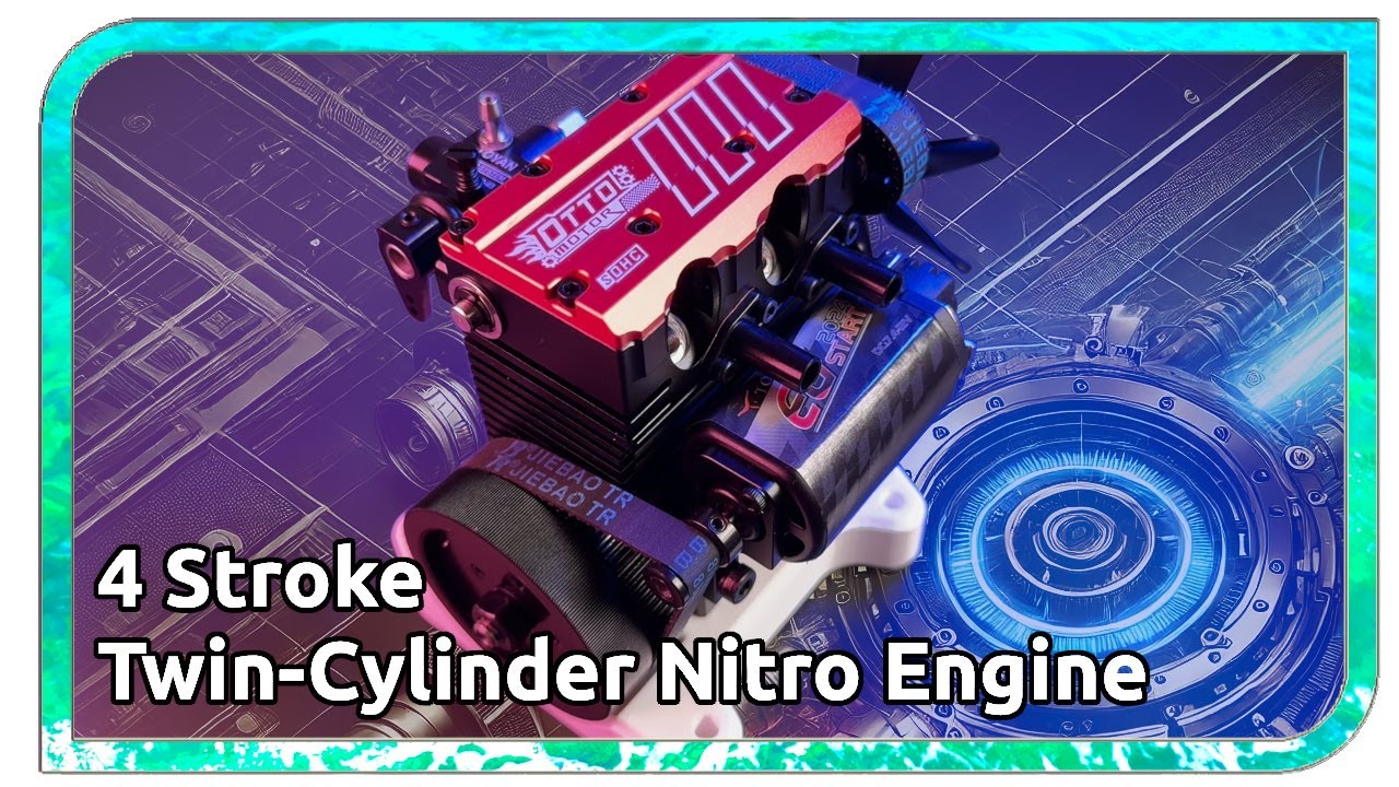 TOYAN OTTO 2 Cylinder, 4 stroke engine