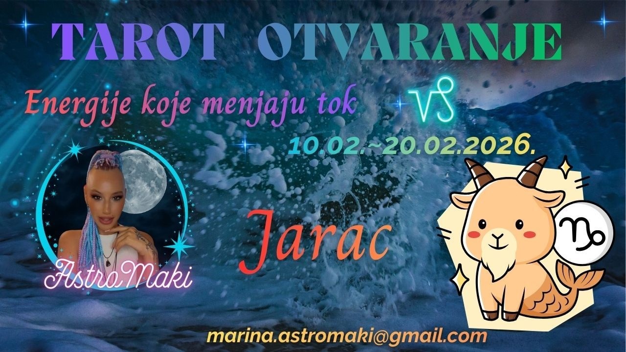 JARAC ♑ 10–20. FEBRUAR 2026 Sudbinski preokret, karmičko buđenje i iznenadna dešavanja!
