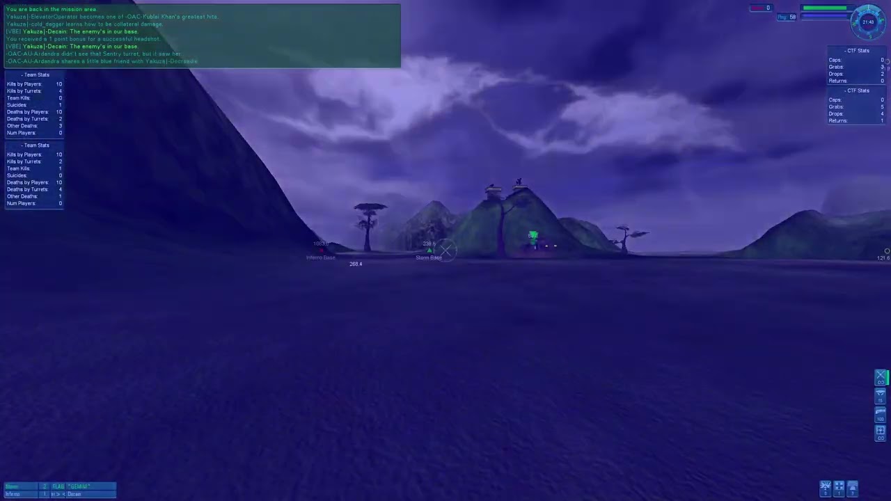 Yakuza|-Docroadie | Slapdash_x2, Smog_x2 | 14 warriors | date unknown | Demo#6488 | Tribes2