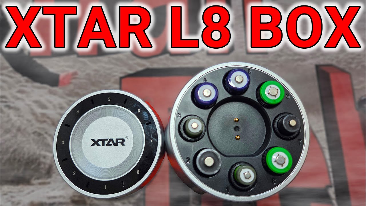 Обзор зарядного устройства Xtar L8 Box для батареек типа AA и AAA.