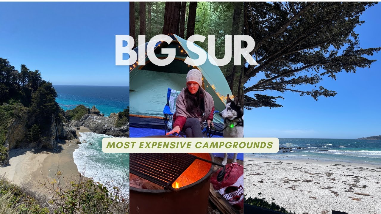 Big Sur, Ca | 3 nights camping in the most expensive campground | Scenic drive on HWY1