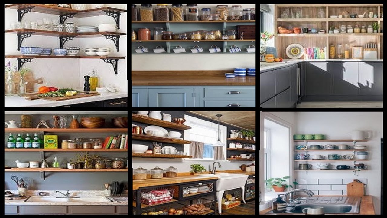 Top 30+ Simple Wooden Open Shelves Kitchen Design Ideas for Budget Home.