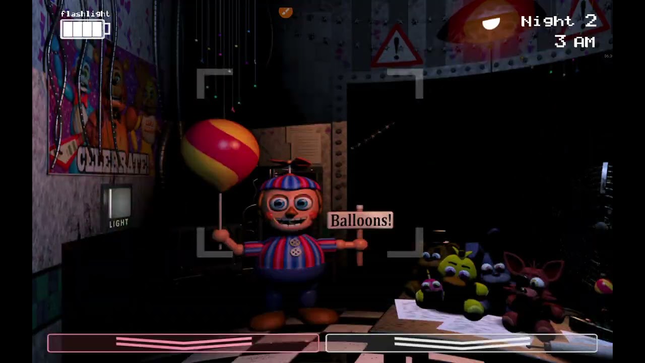 Jogando fnaf 2