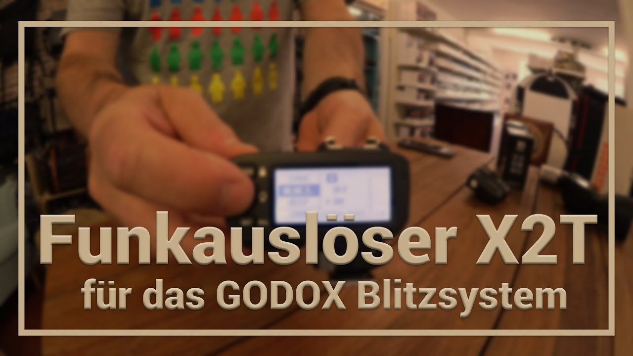 Funkauslöser X2T für die Blitze von Godox