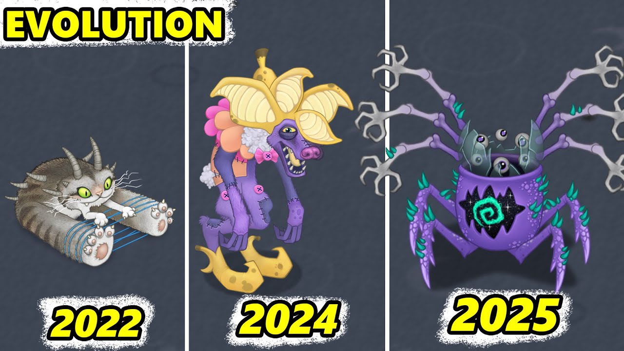 Mythical Island Evolution 2022-2025 (My Singing Monsters)