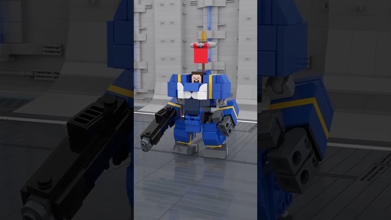 Chubbybots' LEGO Space Marine Steve Satisfying Speed Build #lego #legomecha
