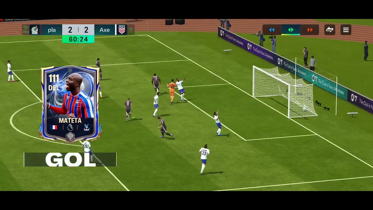 Partidazo MEX 2-3 USA #viral Fc Mobile 