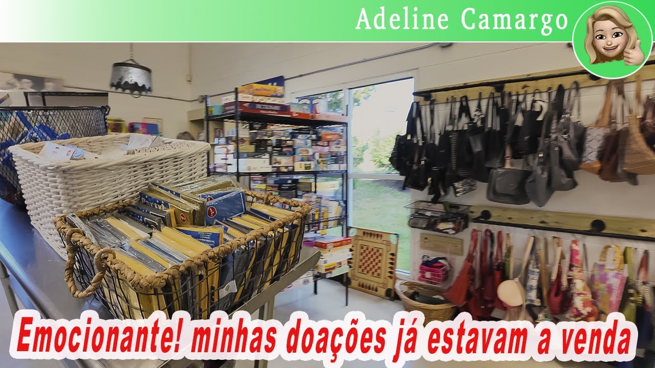 O brechó que valoriza as doações. Emoção de ver minhas doações sendo aproveitadas