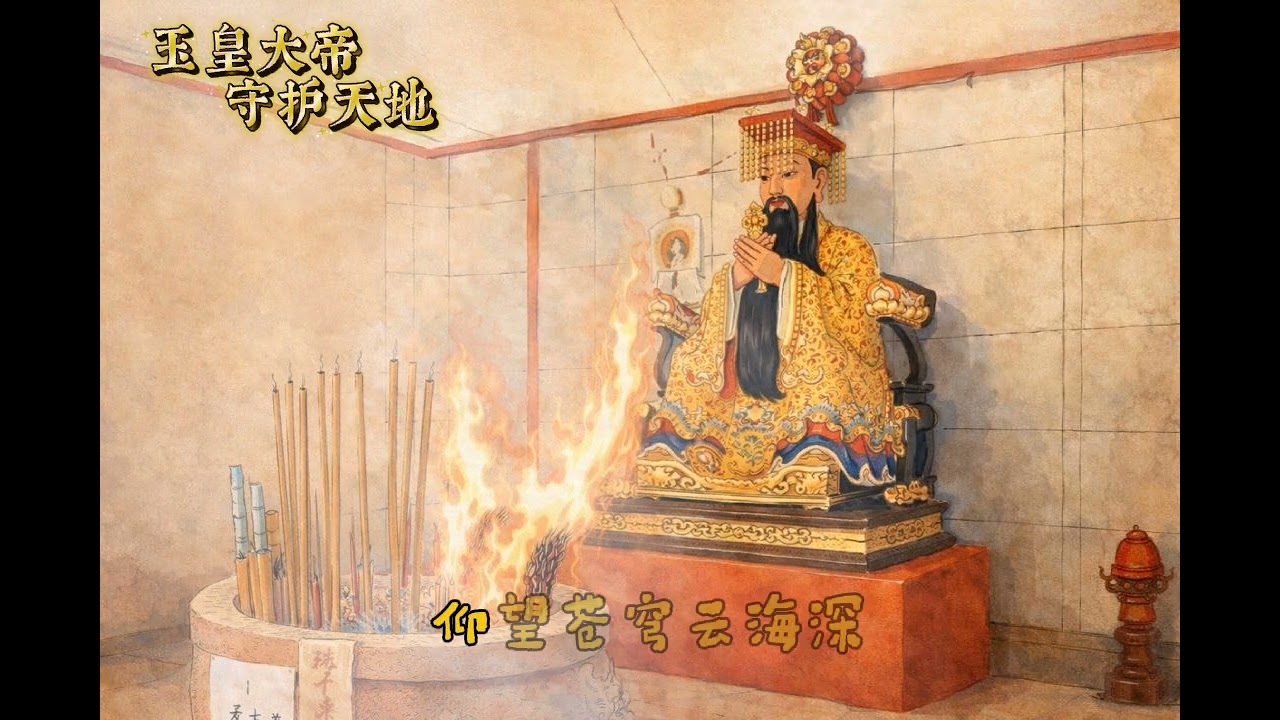 玉皇大帝守护天地----当你抬头看天空，玉皇大帝一直守护天地众生。 #中文歌曲 #道教 #玉皇大帝